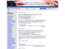 Tablet Screenshot of foreclosures.gov-auctions.org